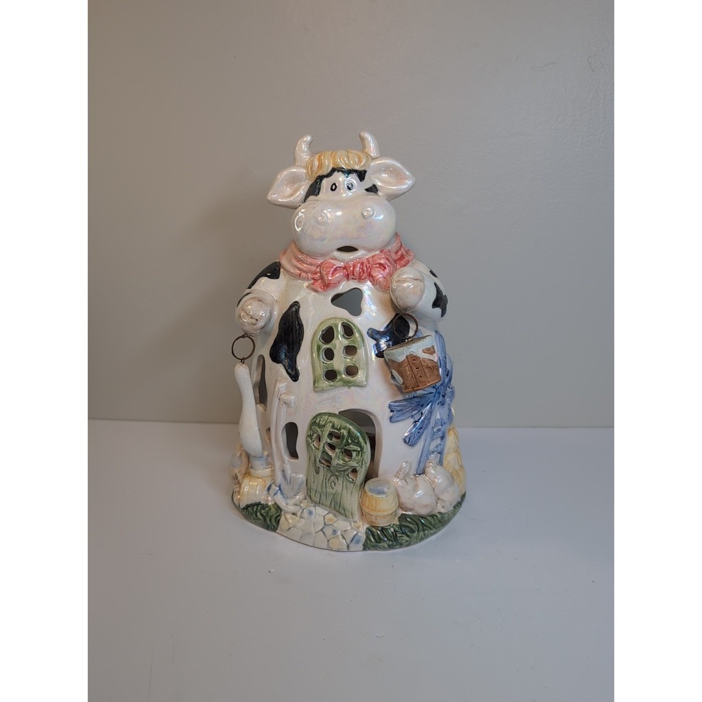 International Bazaar Cow Candleholder